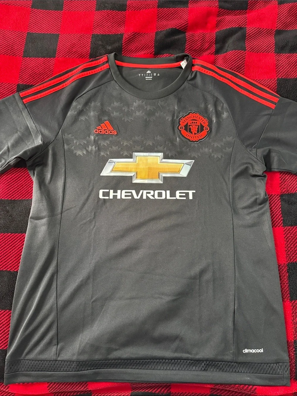 VINTAGE Manchester United #9 Radamel Falcao 2015-16 Adidas Third Away Jersey